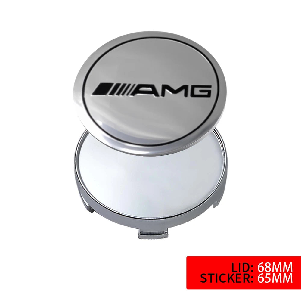 4Pcs 60/63/68mm Car Wheel Center Hub Cap For Mercedes Benz AMG W212 W204 W211 W168 W213 W124 A180 W212 E220 W204 W206 W211 W164 CM World