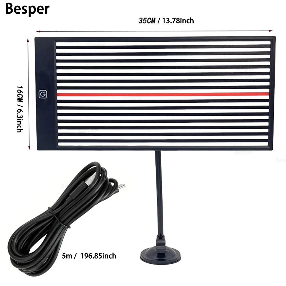 Board Light Dent LED Inspection Line Board, Paintless Dent Removal, Professional Repair Lighting Reflection Tool Car Body Repair CM World