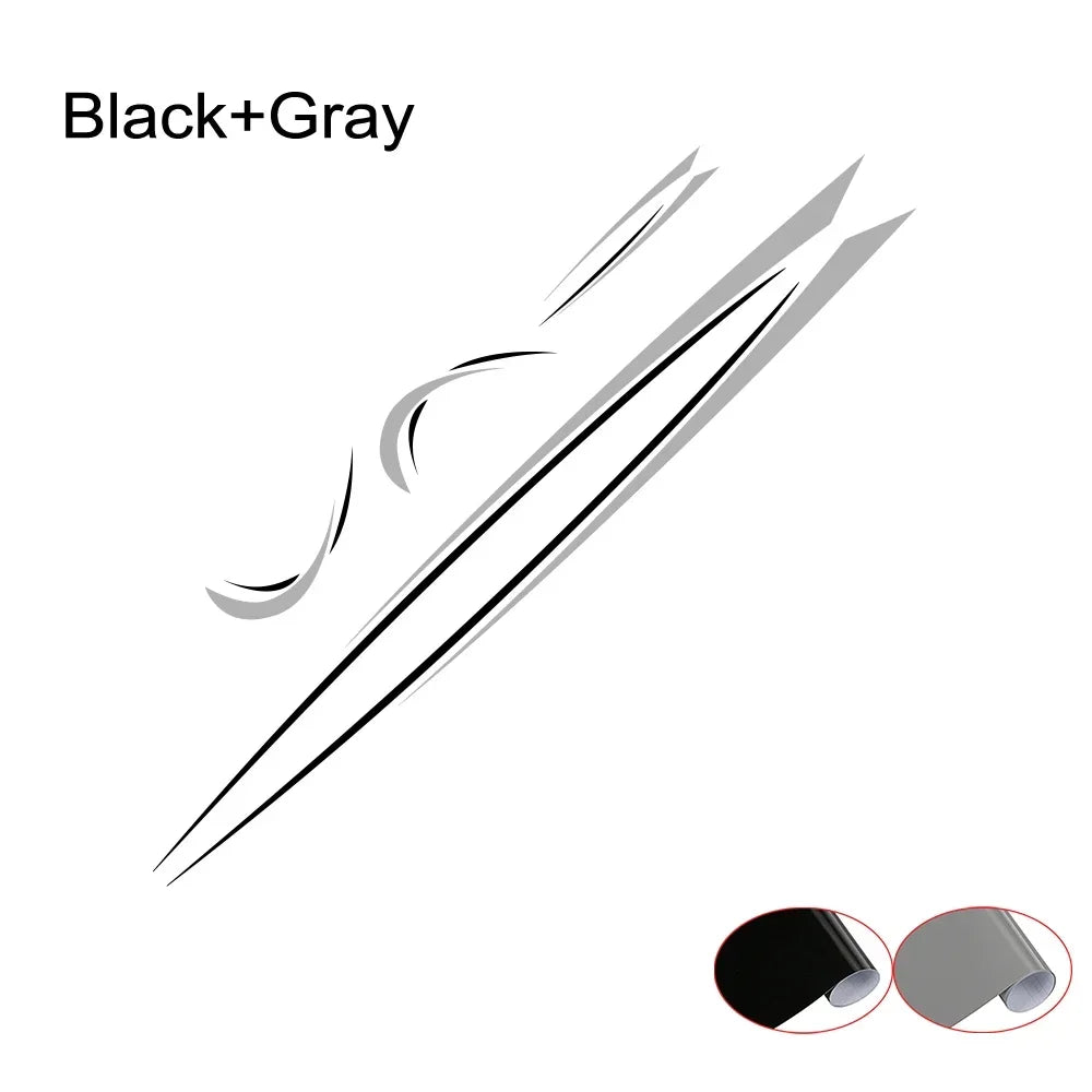 Car Body Side Stickers Graphics Stripes Decal For Camper Van Rv Motorhome Minivan Cargo Panel Trunk Bus Auto Para Accessories Car Mobile World
