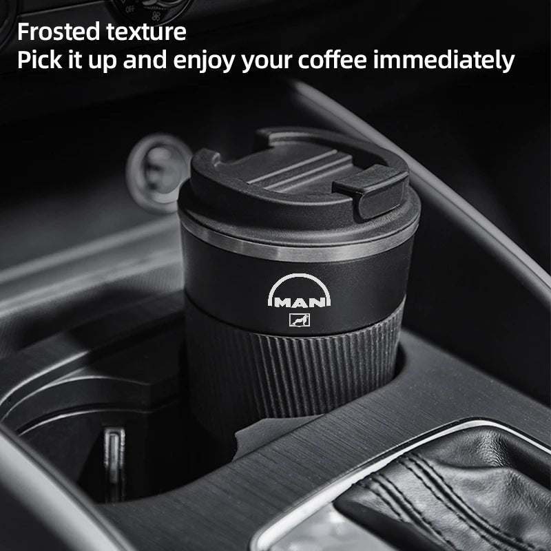 510ml stainless steel car coffee cup for MAN TGX TGM TGA TGS TGE business people thermos travel accessories CM World