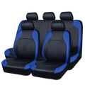 Universal Car Seat Covers PU Black Fashions Sports Seat Covers PU Car Seat Cover Universal Interior Accessories Car Mobile World