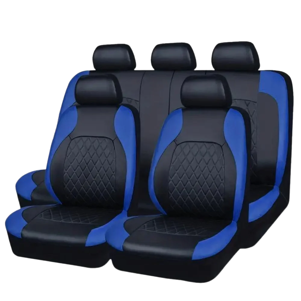 Universal Car Seat Covers PU Black Fashions Sports Seat Covers PU Car Seat Cover Universal Interior Accessories Car Mobile World