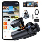 Vantrue N4S DashCam 3 Channel WiFi STARVIS 2 2.7K+1440P+1440 Waterproof Rear Camera HDR IR Night Vision GPS 24h Packing Mode Car Mobile World