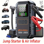 PAIVIROKU 5000A Car Jump Starter with Air Compressor 150PSI Air Pump  Auto Battery Booster Portable Power Bank Tire Inflator