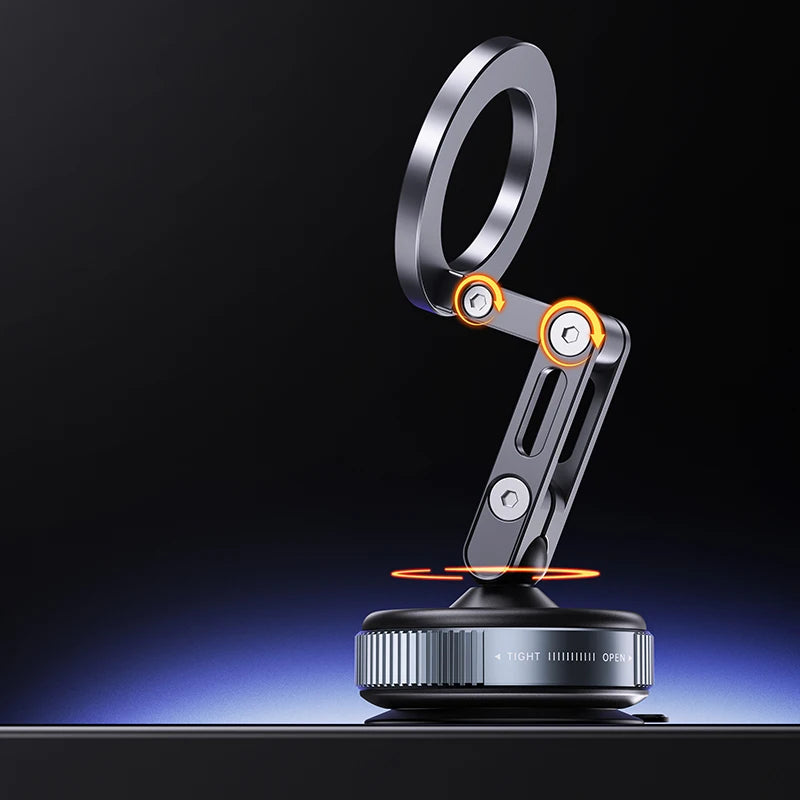 New Car Magnetic Mobile Phone Holder 360 Degree Rotation, Vacuum Adsorption, No Need To Charge, Suitable for Car Navigation