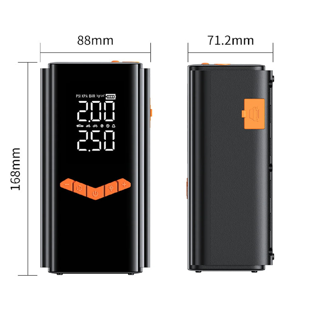 150PSI Air Pump Car Battery Emergency Boosters 6000A Car Jump Starter Power Bank Portable Starting Device Car Starter