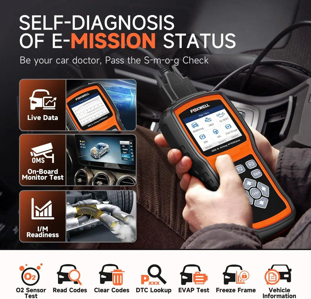 Foxwell Nt630 Plus Car OBD2 Scanner Code Reader ABS Airbag EPB OIL SAS Calibration Engine Car Diagnostic Tool Car Mobile World