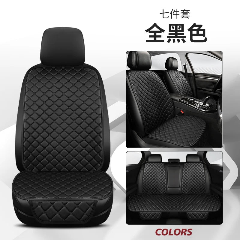 Comfortable Napi Four Seasons Universal Seat Cushion Car Seat Cushion Star Embroidered Back Row Anti slip Five seater CM World