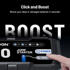 TOPDON V3000 Portable Emergency 12V 3000A 24000mah PD60W Jumper Pack Box Trucks Car Battery Jump Starter Power Bank