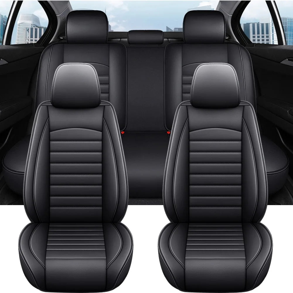 Full Coverage Pu Leather Car Seat Covers for SUBARU Forester Outback XV Impreza Levorg Tribeca Legacy Car Accessories CM World