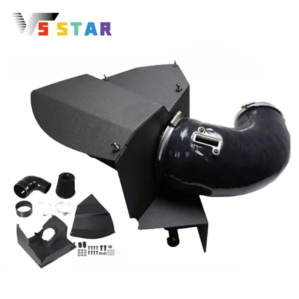 High Quality Lightweight Aluminum Alloy Cold Air Intake Kit For 2019-2022 BMW 320I 330I G20 G21 B48 Engine Black IP-1021