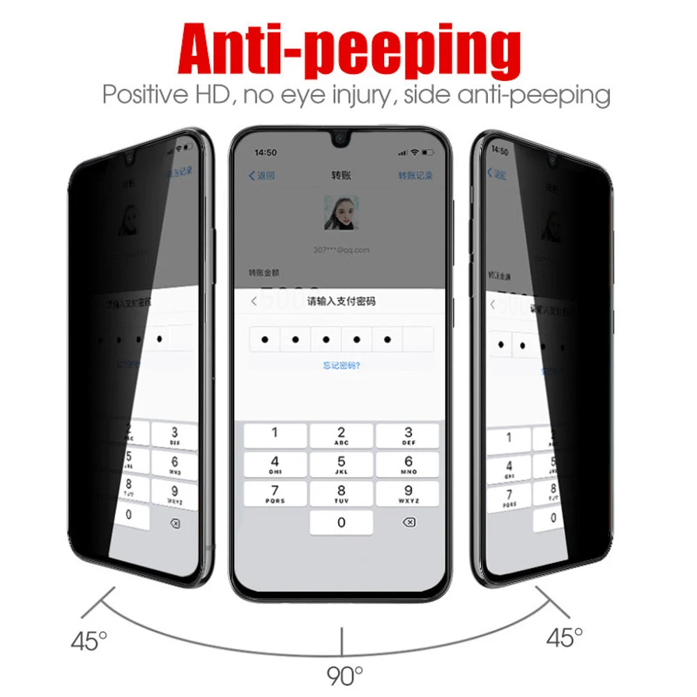 Privacy Screen Protector For Samsung S26 S24 S25 Ultra S25 Edge S26 S25 S24 S23 S22 S21 Plus S24 S21 S20 FE S10e Tempered Glass