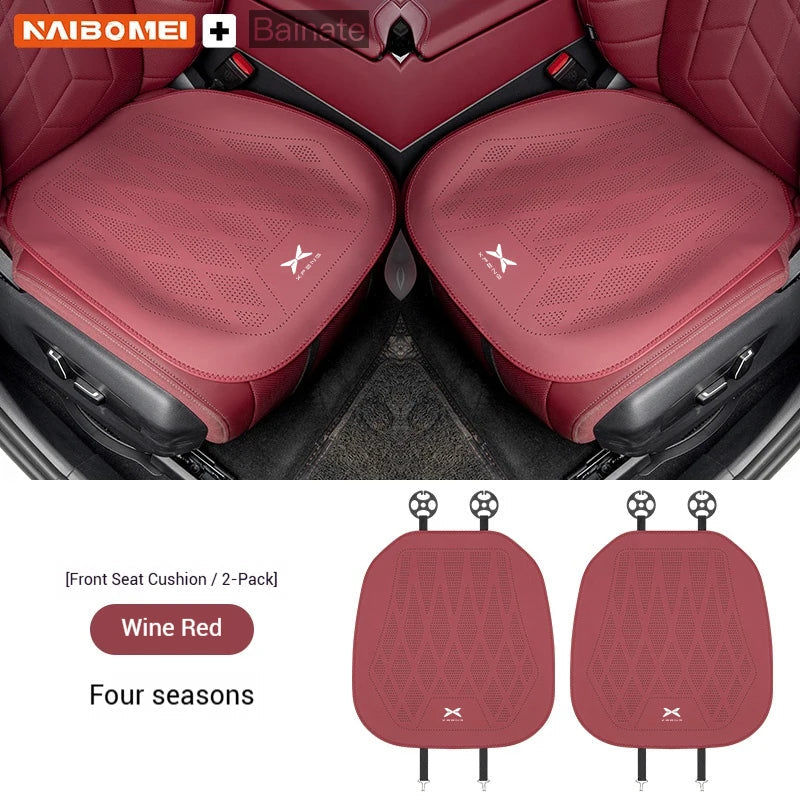 Car Seat Covers, For XPENG G6 P7 G9 MONA M03 G3 P5, Protective Covers Breathable Sweatproof, Four Seasons Leather Seat Cushion Car Mobile World