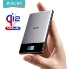 KUULAA Qi2 Magnetic Power Bank 5000mah 15W Wireless Charging 22.5W Wired Charge Qi2-Certified for iPhone 17 16 15 14 13 Pro Max Car Mobile World