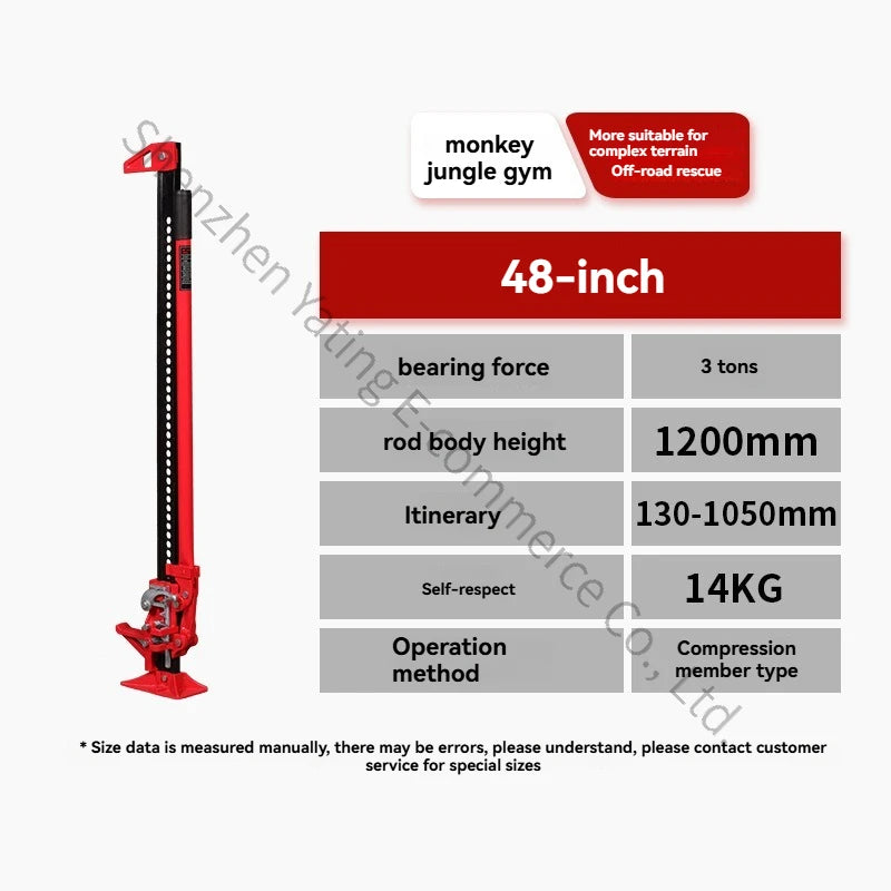 Manual Climbing Pole Farmer Top Off-road Special Lift Mechanical Jack Rescue and Escape Vehicle Jack