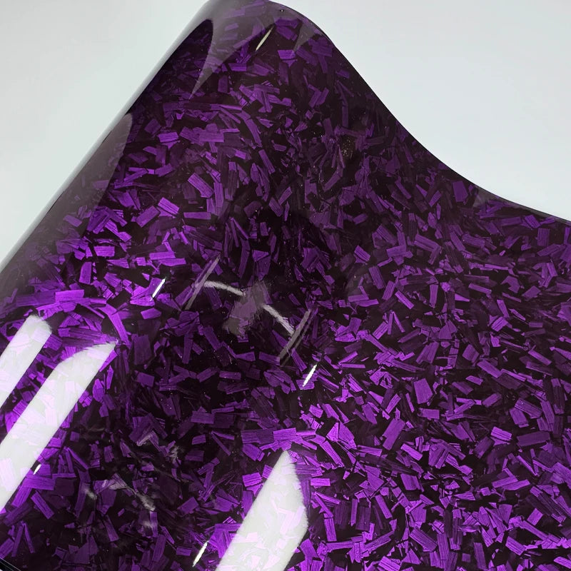 High Glossy Purple Red Crystal Forged Carbon Fiber Wrapping Vinyl Film Motorcycle Stickers Decals Auto Accessories Wrap Foil