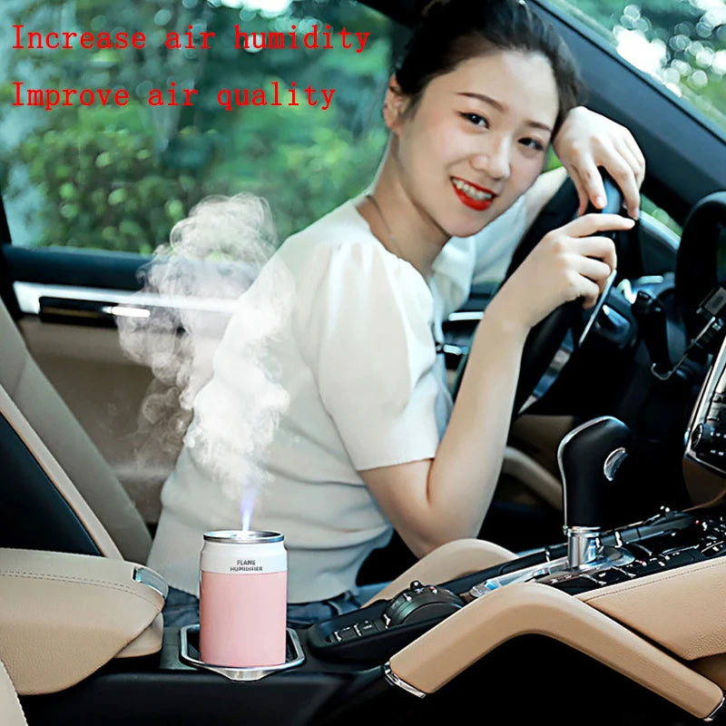 Car Humidifier Mini USB Air Purifier Oil Diffuser  Rechargeable Humidifier Mini Portable Office Car Mouisture Auto Accessories Car Mobile World