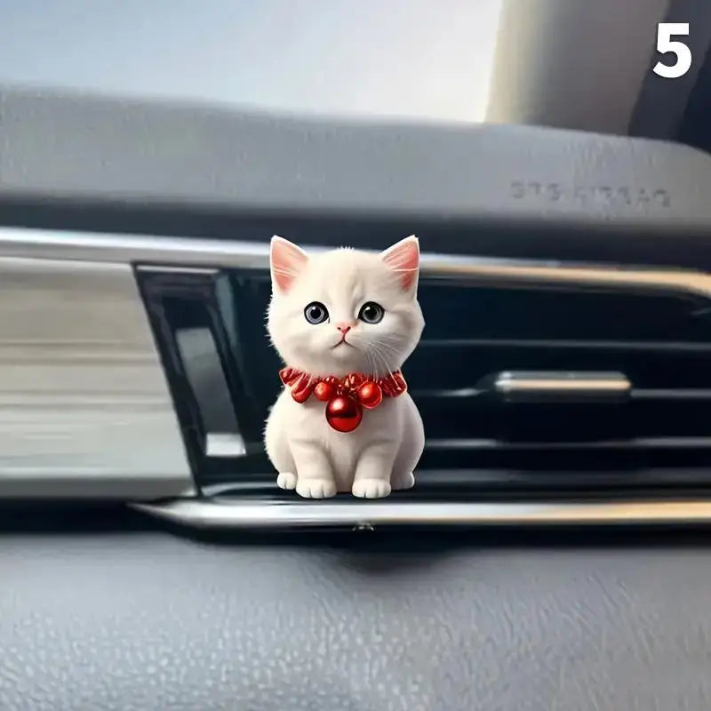 Cat Car Air Freshener Vent Clip Cute Animal Shape Long Lasting Perfume Interior Accessories for Vehicle Dashboard Decoration
