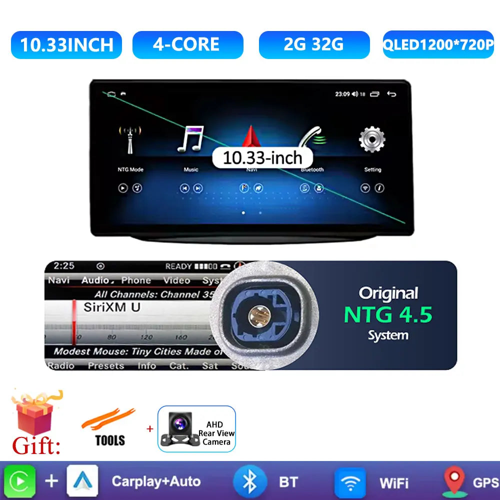 For BENZ B CLASS W246 2011 - 2018 Android 16 Carplay WiFi HD Screen GPS Navi Auto Accessories Car Radio Video Multimedia player CM World