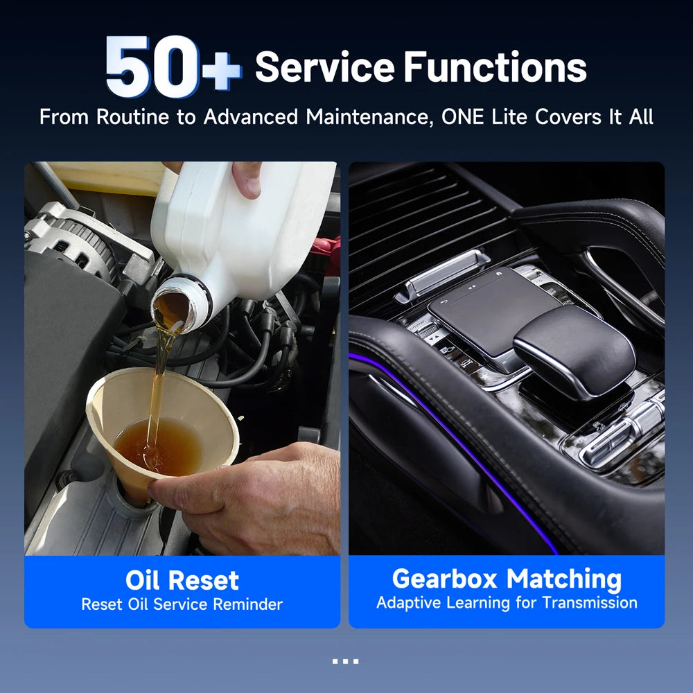 TOPDON All System Car Diagnostic Tools 50 Hot Functions Auto OBD2 Scanner Topology Map Bidirectional Control ECU Coding ONE LITE
