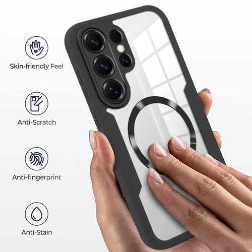 360 Full PTE Protection Screen Clear Magnetic Case For Samsung Galaxy S26 S25 Edge S24 S23 S22 Ultra PLUS FE A07 A56 A36 A26 A16 Car Mobile World