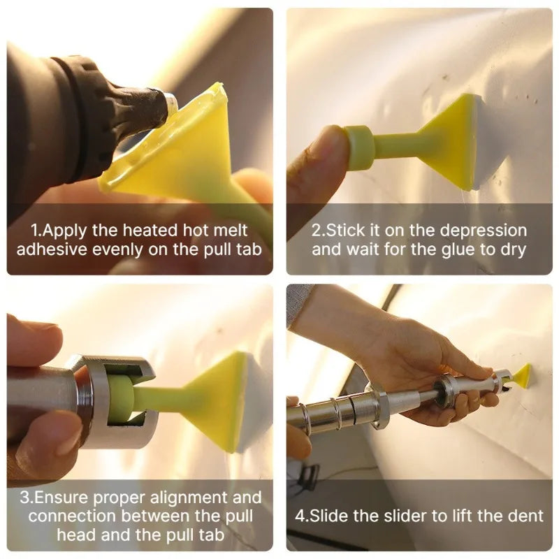 Car Dent Repair Tool Hail Pit Light Pull Hammer Repair Small Pull Hammer Dent Accessories Sheet Metal 26-43CM Adjustable
