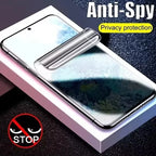 Anti-Spy Hydrogel Film For Samsung S25 S24 S23 Ultra FE S22 Plus A56 5g A16 A55 A26 A54 A36 A06 A25 A24 Privacy Screen Protector Car Mobile World