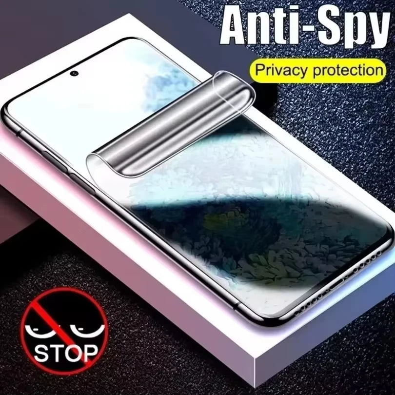 Anti-Spy Hydrogel Film For Samsung S25 S24 S23 Ultra FE S22 Plus A56 5g A16 A55 A26 A54 A36 A06 A25 A24 Privacy Screen Protector Car Mobile World