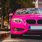 Car Sticker Ultra Gloss Magenta Bubble Free Vinyl Film PET Auto DIY Decal Vehicle Body Self Adhesive Sticker Car Accessories Car Mobile World