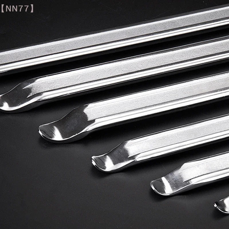 [Auto] Car Tire Wrench & Rim Opener – Steel Spoon Tire Iron, Lever Changer for Car, Motorcycle, Bicycle Repair