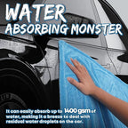 Large Car Wash Towel Microfiber Quick Drying Super Absorbent Window Cleaning Thicken Detailing Rags for Car