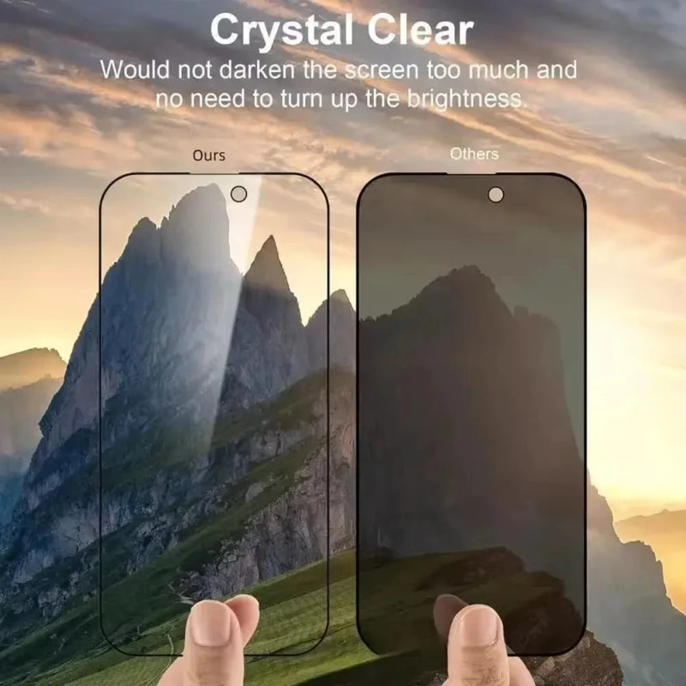 1-4Pcs For iPhone 17 Pro Max Anti-Spy Tempered Glass iPhone 17 17Pro 17Air Privacy Screen Protector explosion-proof Glass Films Car Mobile World