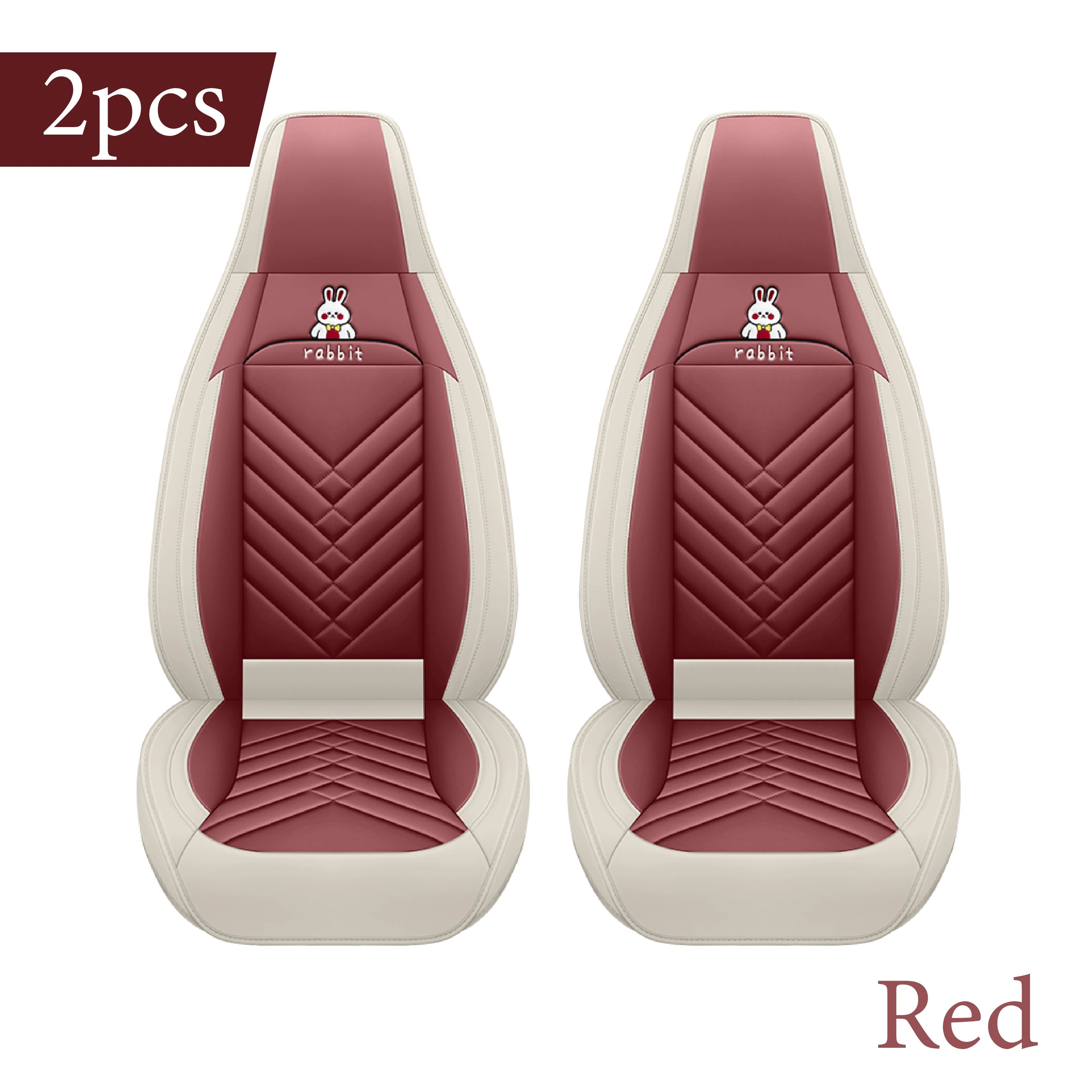Front Row Double Seat, Luxurious Nappa Leather Full-Cover Integrated Car Seat Cover, Universal Fit, Delicate Texture, Not Easy to Wrinkle or Deform, Comfortable, Breathable, and Wear-Resistant, Suitable for All Seasons, Ergon Car Mobile World