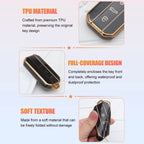 Soft TPU Car Key Case Full Cover for Chery Jaecoo J5 5 2025 2026 Protection Key Bag Housing Holder Keychain Car Accessories