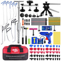 Super PDR Spring Steel Rods Dent Puller Lifter Glue Sticks Tap Down Hammer Dent Ding Hammer Car Paintless Dent Repair Tools Kit CM World