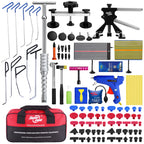 Super PDR Spring Steel Rods Dent Puller Lifter Glue Sticks Tap Down Hammer Dent Ding Hammer Car Paintless Dent Repair Tools Kit CM World