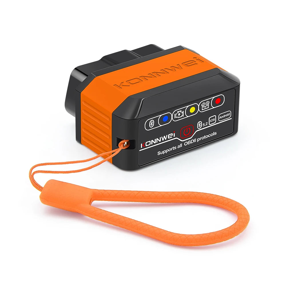 2026 KONNWEI KW905 ELM327 V1.5 Bluetooth 5.2 Professional Car OBD2 Scanner for Android/IOS Code Reader Diagnostic Tool