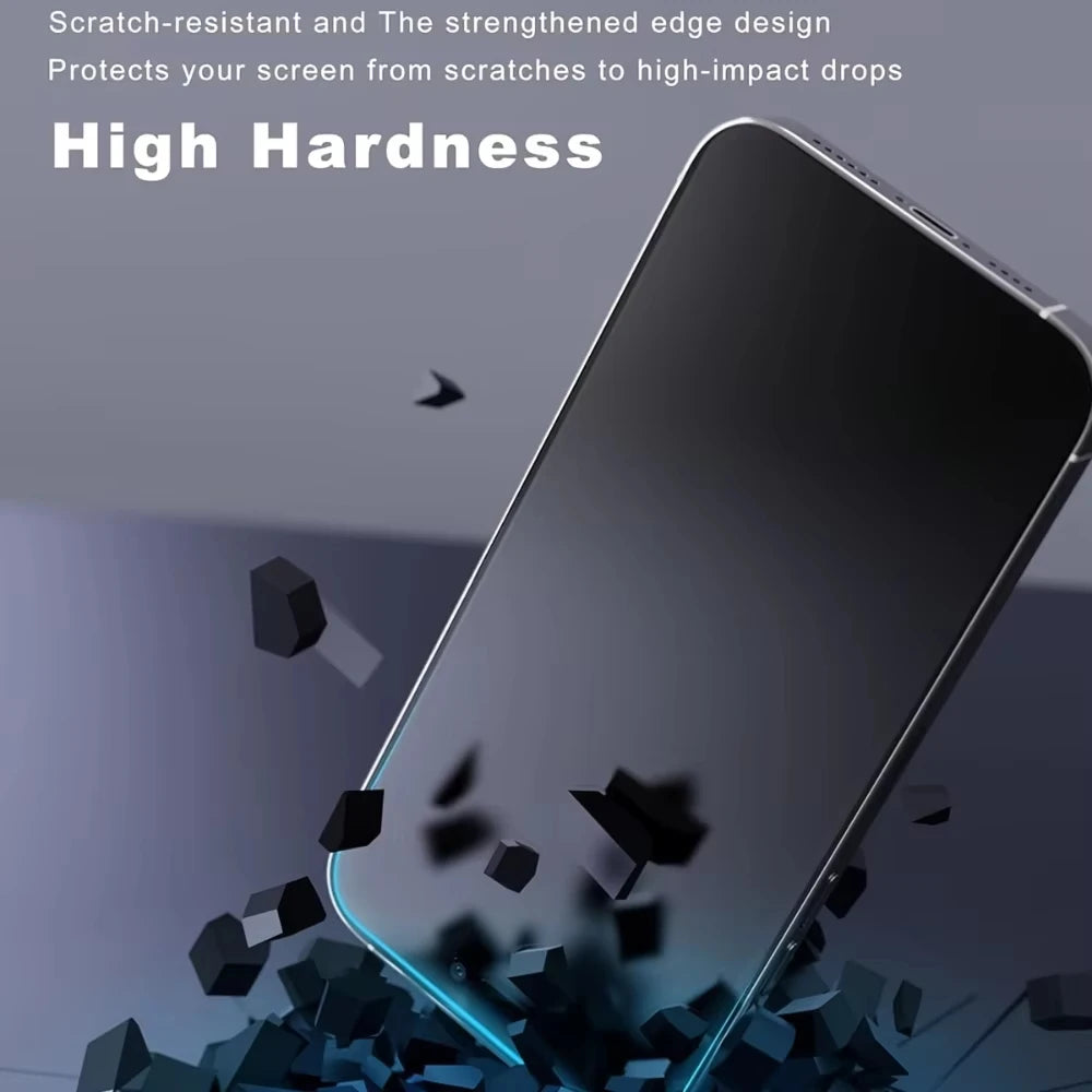 Full Cover Matte Privacy Screen Protector For iPhone 15 17 16 Pro 13 12 11 14 Pro Max 8 7 Plus 16e Air SE XS X XR Anti-Spy Film Car Mobile World