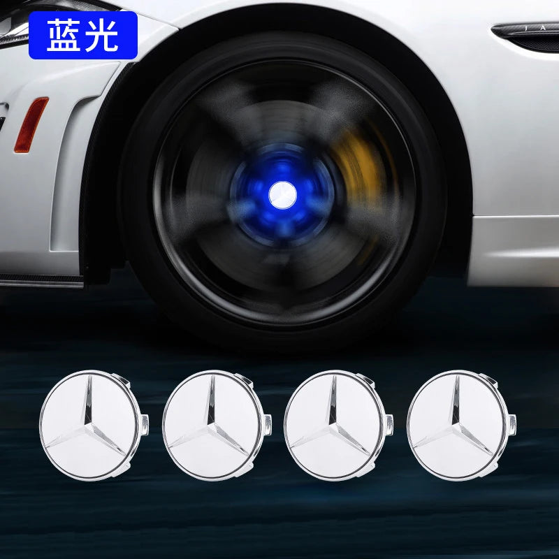 Hub Light Car Floating Illumination Wheel Caps LED Light Center Cover for Mercedes-Benz W177 W205 W206 W213 W214 W216 W222 CM World