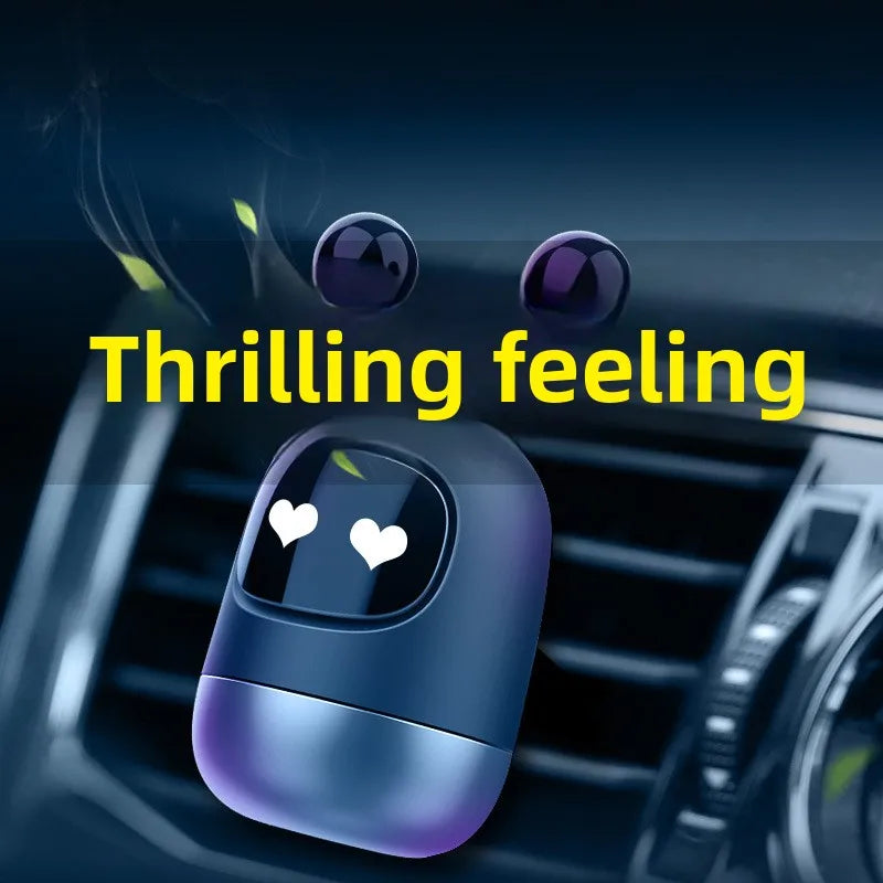 Car air outlet aromatherapy high-end robot car air purifier car air outlet aromatherapy car interior decoration 1PC Car Mobile World