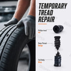 85PCS Tubeless Tire Puncture Repair Kit Rubber Screw Nails with Installation Tool for Car Motorcycle ATV Bike Emergency Use