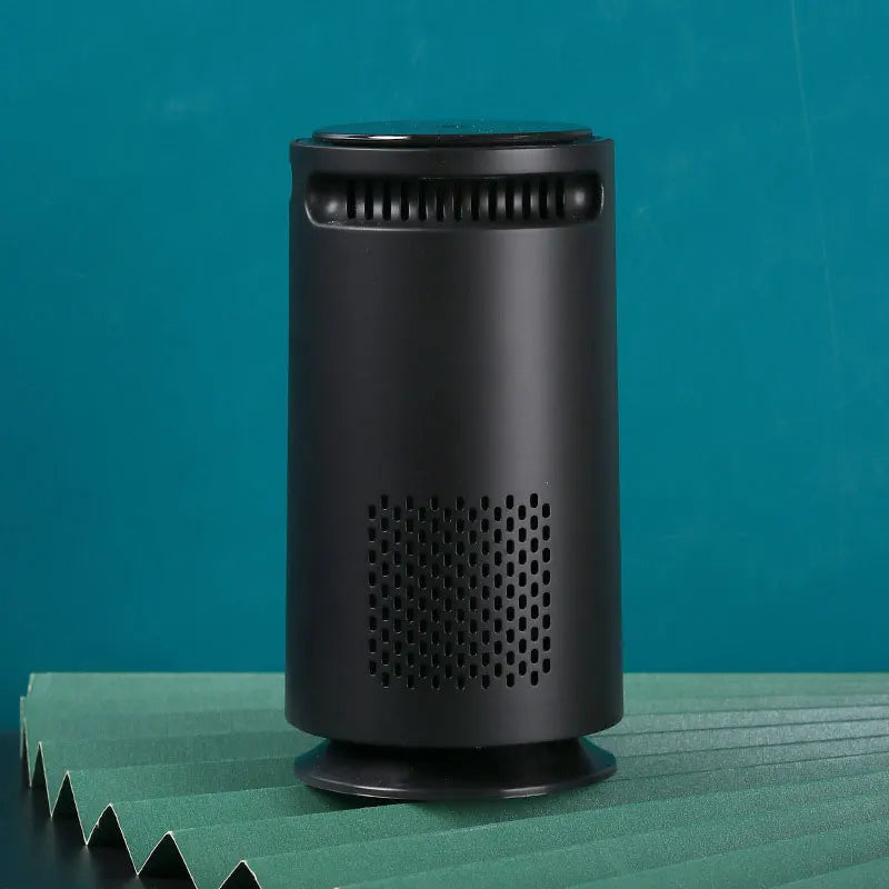 Portable Car Air Purifier Negative Ion & HEPA Filter Low Noise DeodorizerDust Smoke Removal Compact Design for Car Home Use CM World