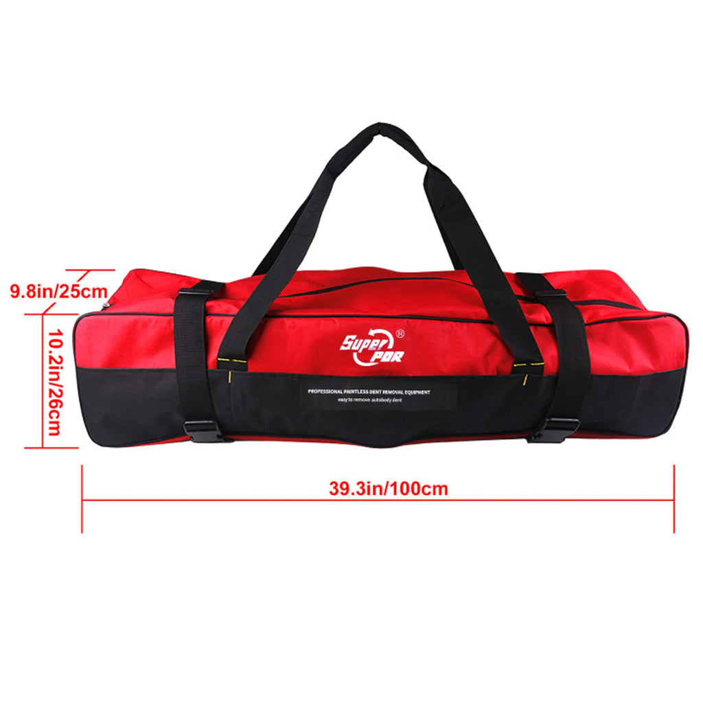 Super PDR Car Body Dent Repair Special Tool Kit Large Capacity Manual Tool Kit Portable Paint-Free Dent Repair Tool Storage Bag CM World
