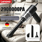 Lenovo 4 In 1 Car Vacuum Cleaner 2900000 Pa Powerful Clean Machine Wireless Blowing Suction Vacuum Cleaner household 2026 New