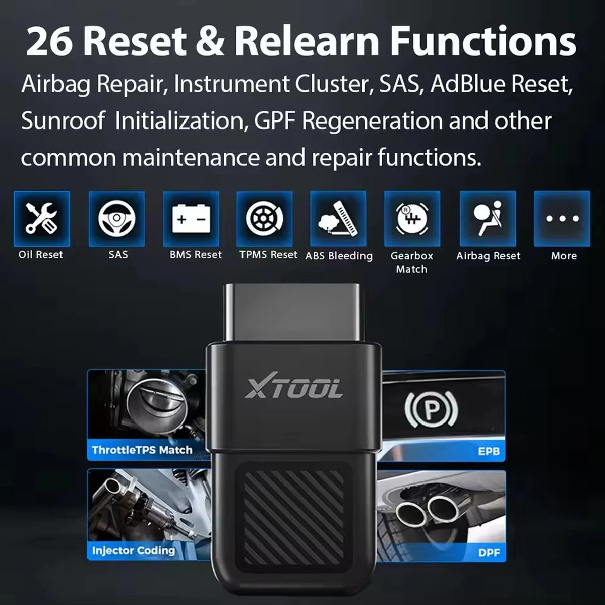 XTOOL Anyscan A30X PK A30M Car Diagnostic Tool Bluetooth OBD2 Scanner 26+ Reset Service Code Reader For FCA Vehicles with SGW