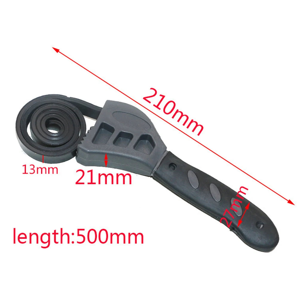 8"/12" Belt Wrench Car Oil Filter Puller Strap Spanner Wrench Adjustable  Cartridge Oil Filter Removal Repair Disassembly Tools Car Mobile World