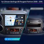 Car Radio 2 Din Stereo For Citroen Berlingo B9 Peugeot Partner 2008-2019 Android Auto Multimedia Player 4G WIFI Carplay GPS Navi CM World