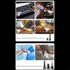 High Power 17000Pa Suction Portable Vacuum Cleaner Detachable Battery Multifunctional Tool For Cars Homes Outdoors D7YA Car Mobile World