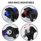 Adjustable Wrench AN 3 4 6 8 10 12 Aluminum Wrench Hose Fitting Tool Aluminum Spanner AN3-AN12 Joint