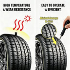 Universal Tubeless Tyre Repair Kit with Screwdriver Storage Box Rubber Nails for Car Truck Motorcycle Bike DIY Flat Fix